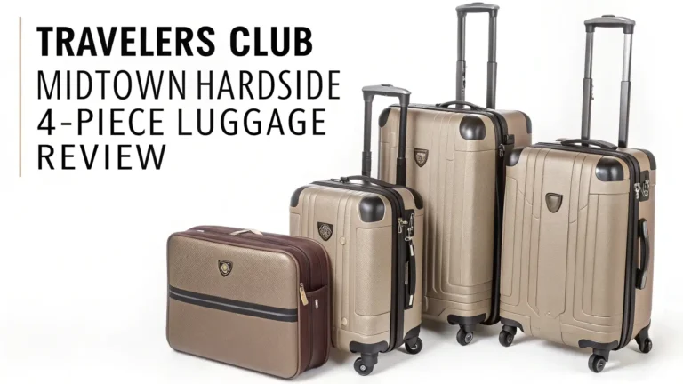 Travelers Club Midtown Hardside 4-Piece Luggage Review 2026