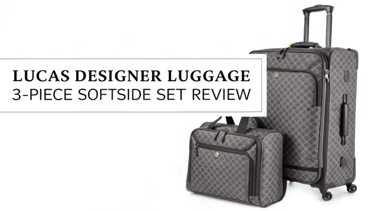 Lucas Designer Luggage 3-Piece Softside Set Review 2026