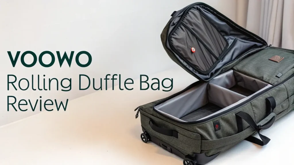 VOOWO Rolling Duffle Bag