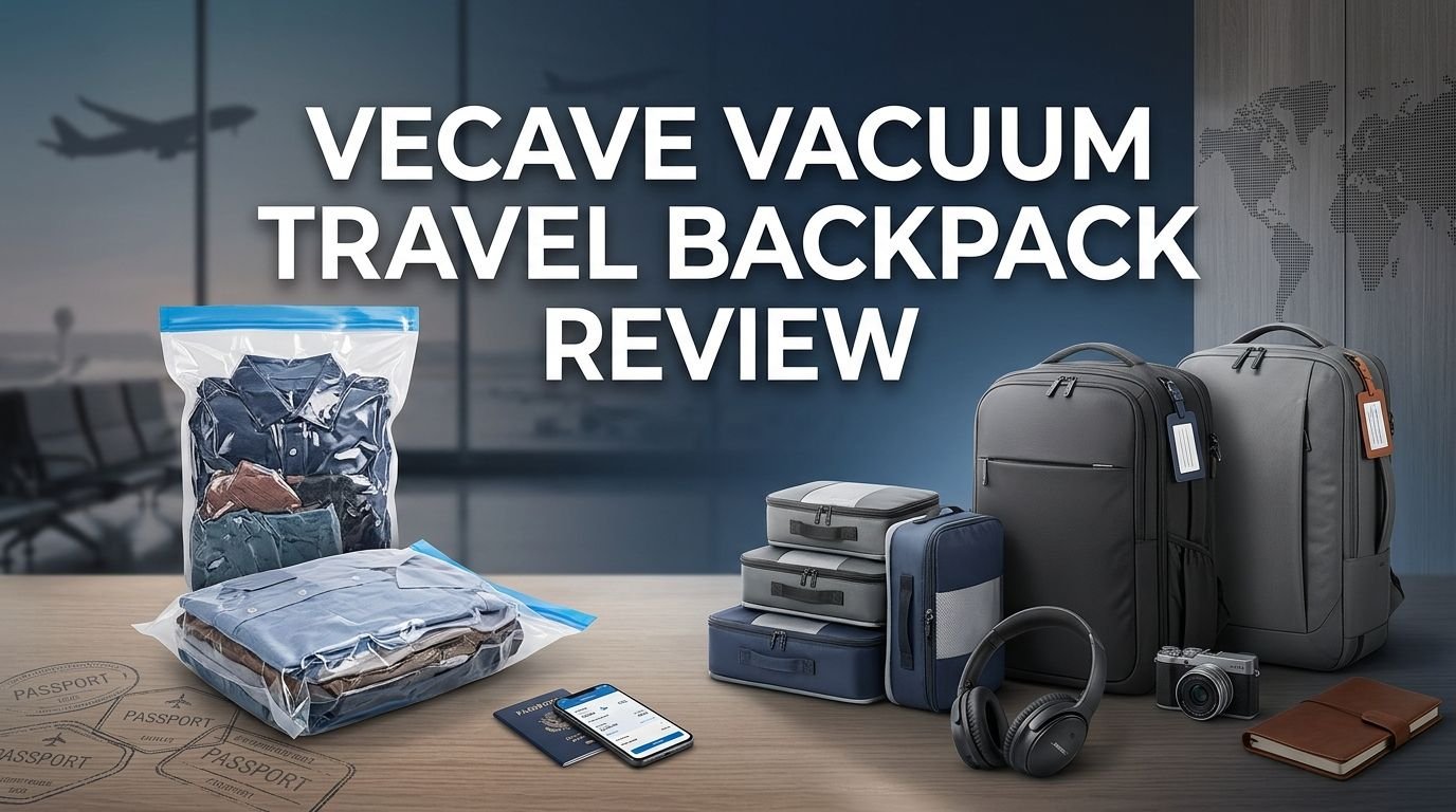VECAVE Vacuum Travel Backpack Review 2026: Buy or Pass? - packsmart.blog