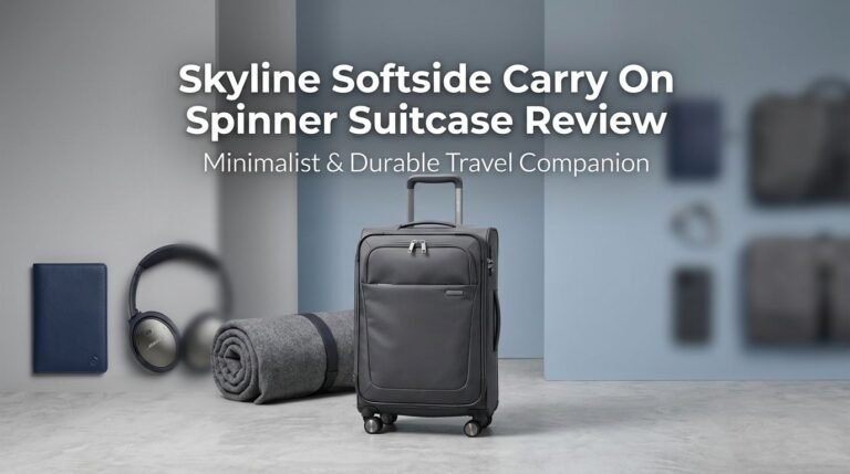 Skyline Softside Carry On Spinner Suitcase Review 2026