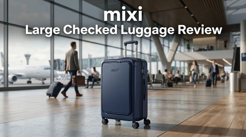 mixi Large Checked Luggage