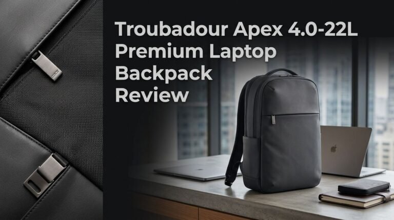 Troubadour Apex 4.0-22L Premium Laptop Backpack Review 2026