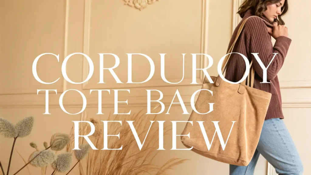 Corduroy Tote Bag