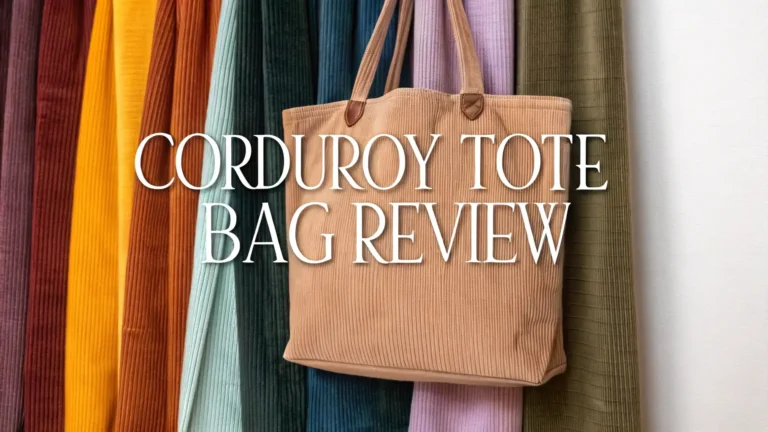 Corduroy Tote Bag Review 2026: Top Tier or Trash?