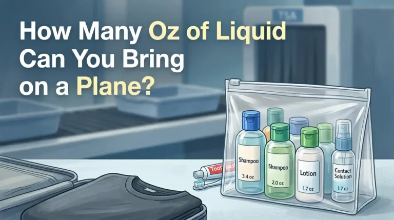 How Many Oz of Liquid Can You Bring on a Plane?
