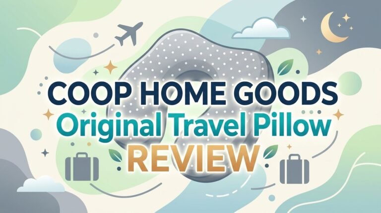 Coop Home Goods Original Travel Pillow Review 2026