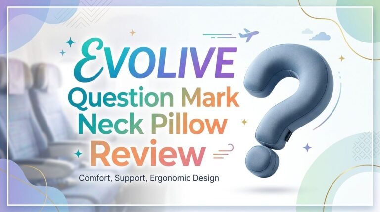 EVOLIVE Question Mark Neck Pillow Review 2026