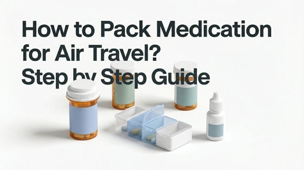 Ppack Medication How to Pack Medication for Air Travel? Step by Step Guide - packsmart.blog