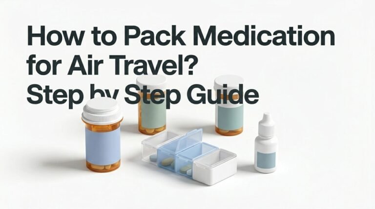 How to Pack Medication for Air Travel? Step by Step Guide