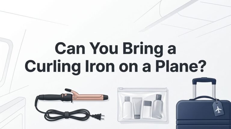 Can You Bring a Curling Iron on a Plane? Packing Tips