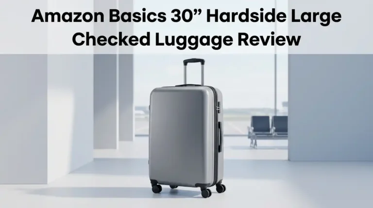 Amazon Basics 30″ Hardside Large Checked Luggage Review 2026