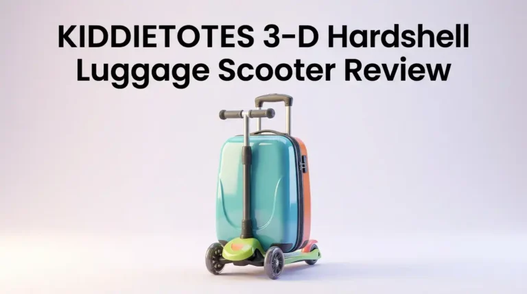 KIDDIETOTES 3-D Hardshell Luggage Scooter Review