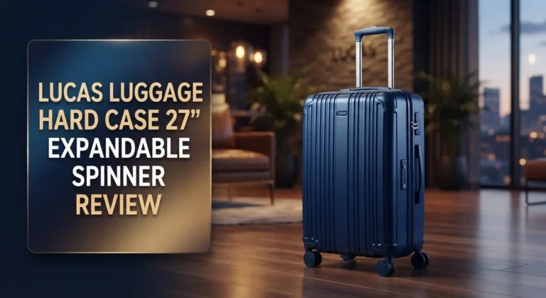 Lucas Luggage Hard Case 27″ Expandable Spinner Review