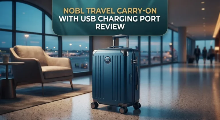 Nobl Travel Carry-On with USB Charging Port Review 2026