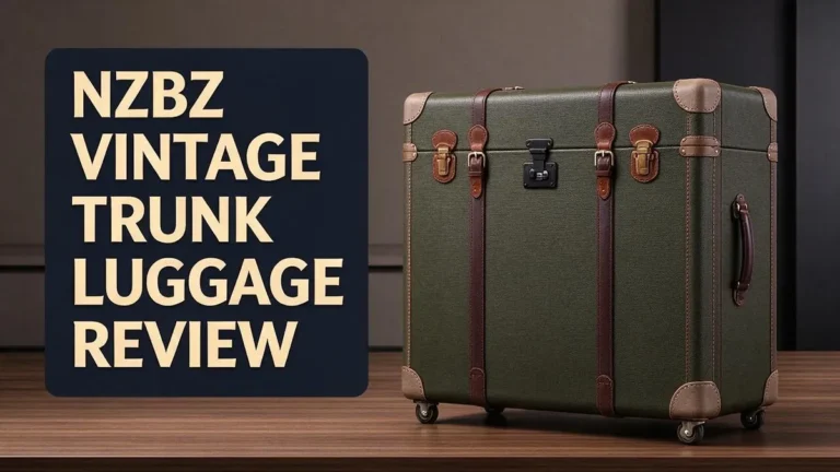 NZBZ Vintage Trunk Luggage Review: Retro Style Meets Spinner Wheels